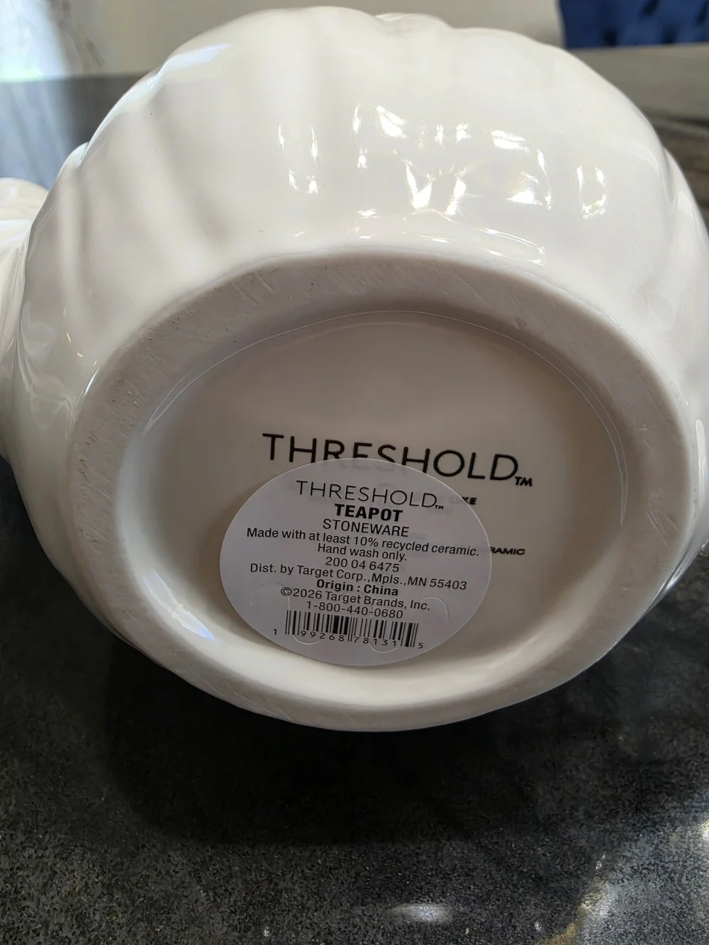 Threshold 34 fl oz Stoneware Radicchio white cabbage Teapot  Target Easter 2026
